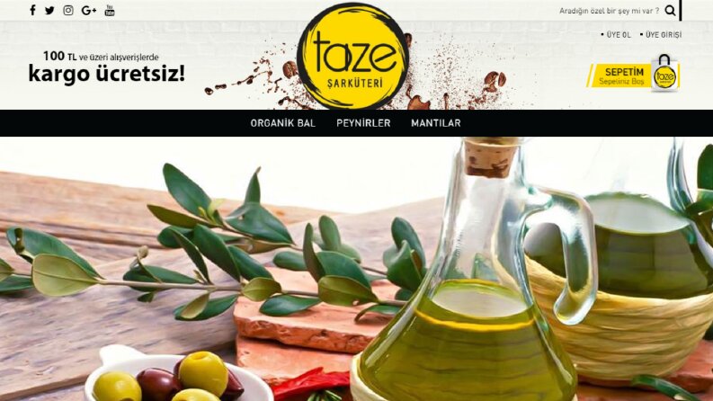 Örnek özel tasarım e-ticaret sitesi