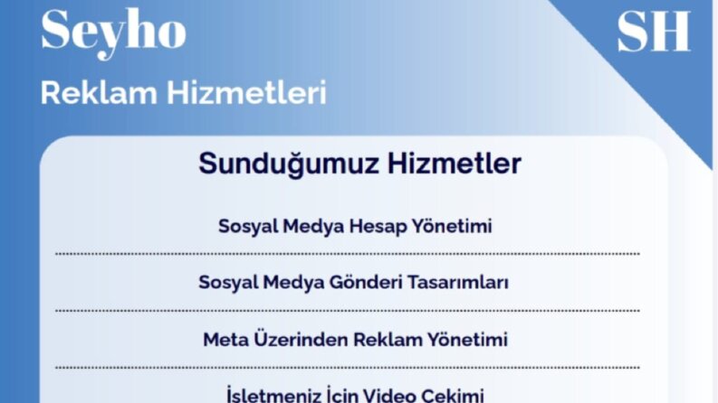 Kendi şirketim için oluşturduğum broşür
