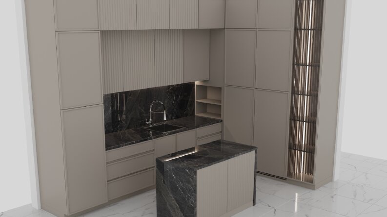 Showroom Mutfak tasarımı