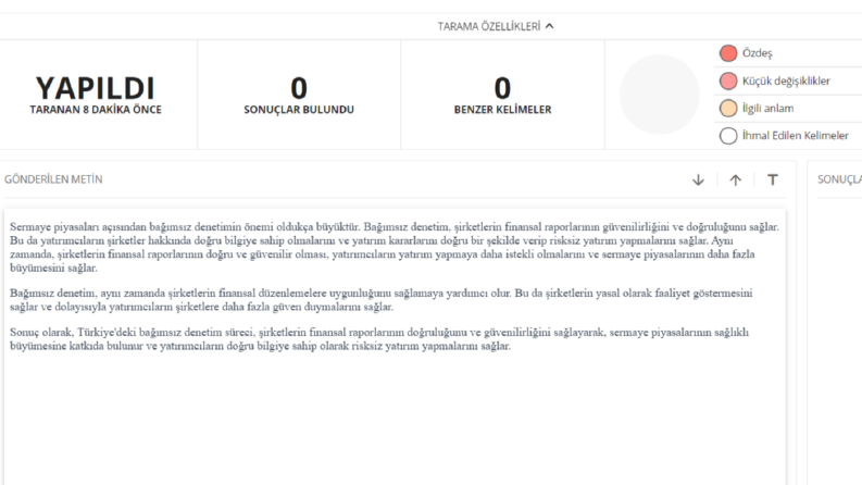 İntihal testi