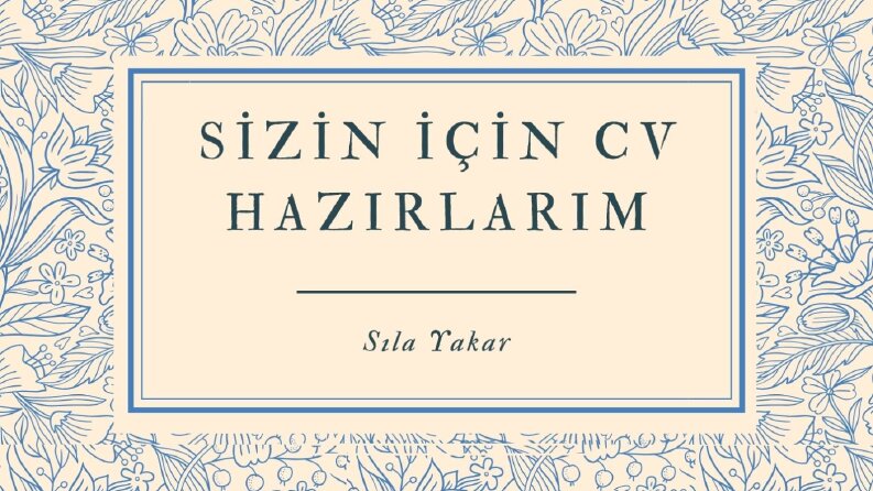 Kelimelerle İz Bırakın: Profesyonel CV ve Ön Yazı Hizmeti