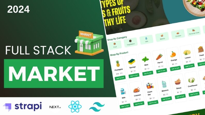 Market Sitesi: Online Bakkal ve E-Ticaret Geliştirme