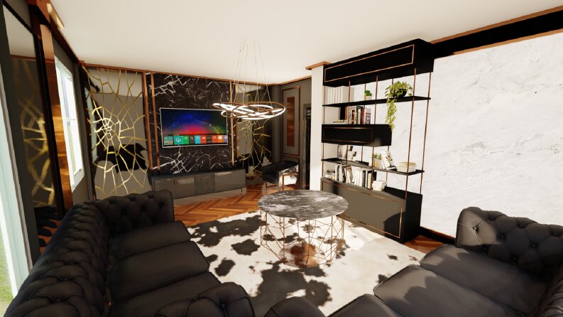 Sercan bey ev salon tasarımı