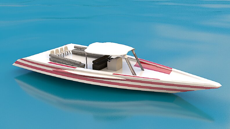 3D Tekne Modelleme Tasarımı