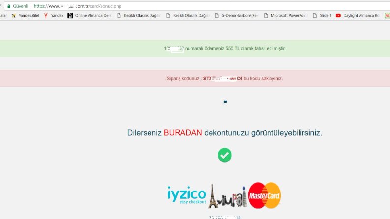 php sitelerinizde bildirimli ödeme sistemi