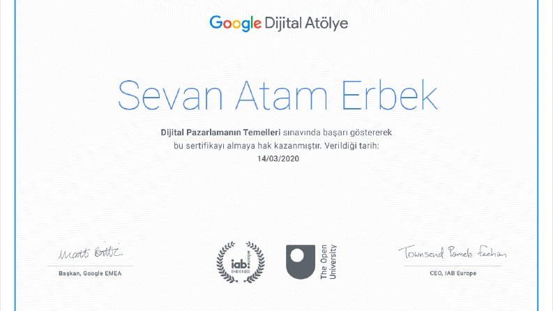Sertifikalı Facebook ve İnstagram Reklam Uzmanıyım