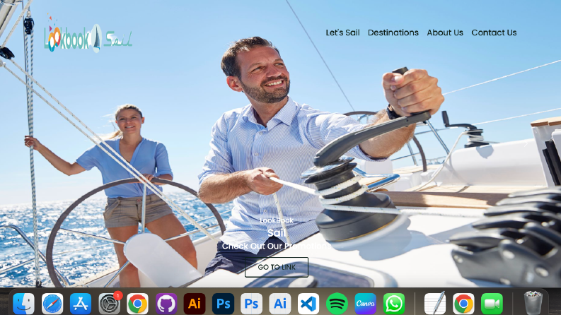 Bu projemde Landing-Page web sitesi yaptım.