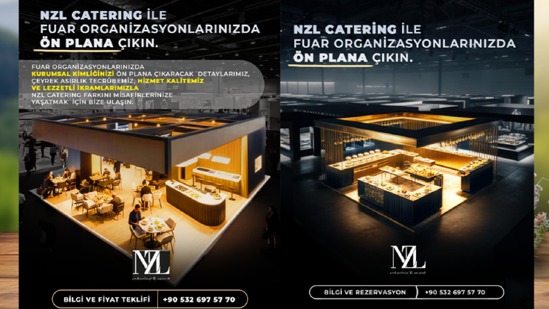 NZL Catering Reklam Tasarımları