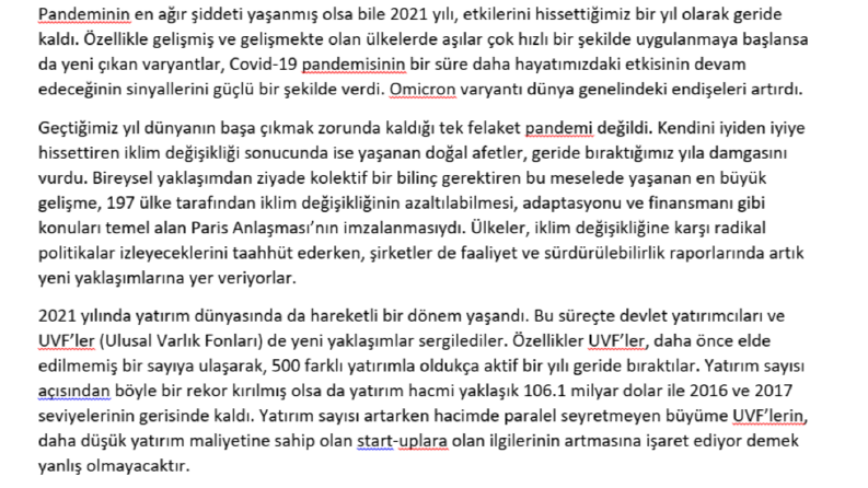 Makale Yazımı