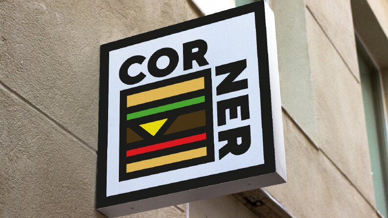 Corner Büfe Logo Tasarımı 