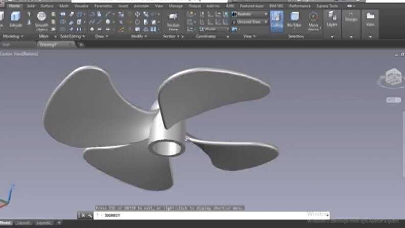 AutoCAD ile 2D ve 3D tasarımlar