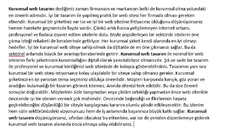 İş örneğim