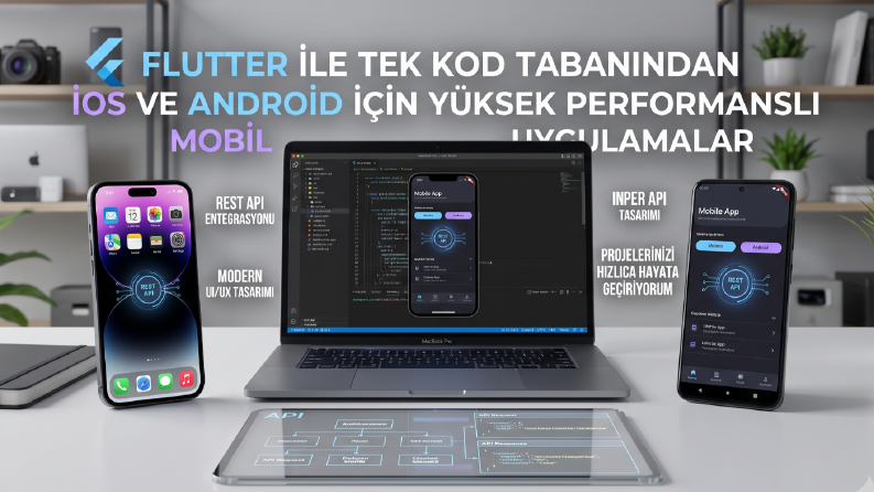iOS ve Android için Flutter Mobil Uygulama Çözümleri