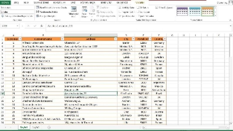 Excel Raporlama Veri Analizi