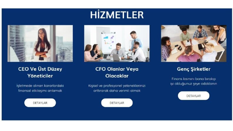 Hizmetler Kısmı