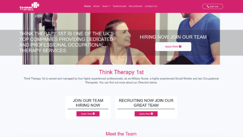 Think Therapy 1st - Terapi ve İş Başvurusu Sitesi