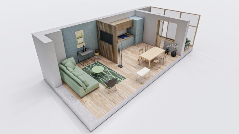 3D KAT PLAN GÖRSELLEŞTİRME