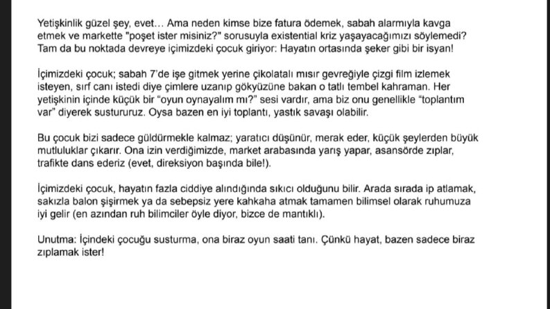 İçimizdeki Çocuğun Gücü: Hayata Biraz Daha Renk Katmak