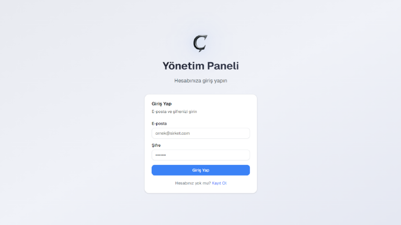 Güvenli ve Mobil Uyumlu Gelişmiş CRM Yönetim Paneli