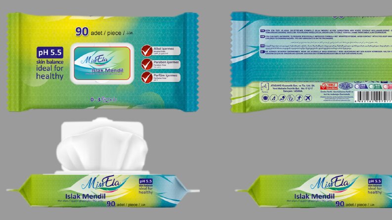MissEla Islak Mendil Tasarımı