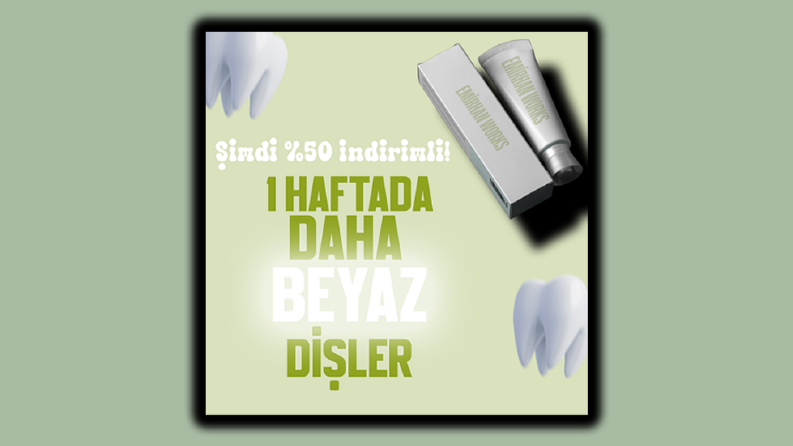 Temsili Diş Macunu Reklamı Tasarımı
