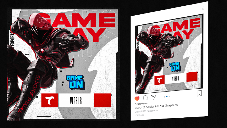 Tayrus Esports Social Media Graphics