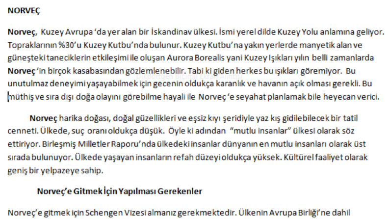 Büyüleyici Kuzey Krallığı; NORVEÇ