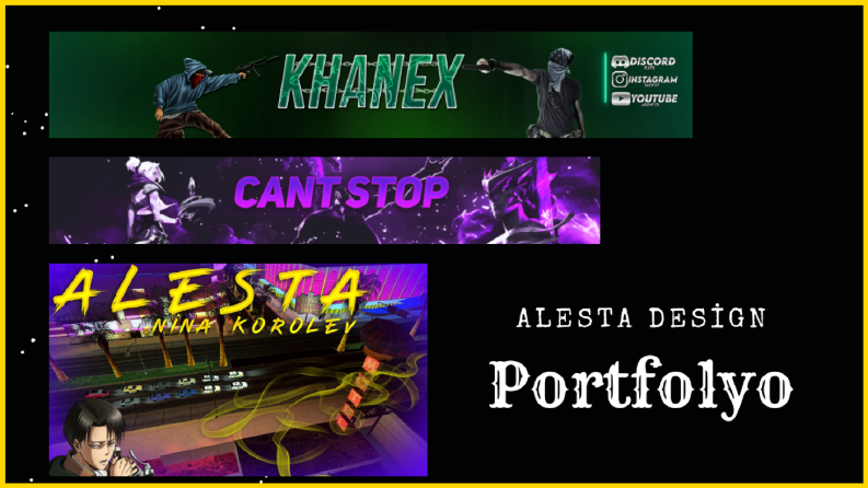Alesta -  Logo, Thumbnail, Banner