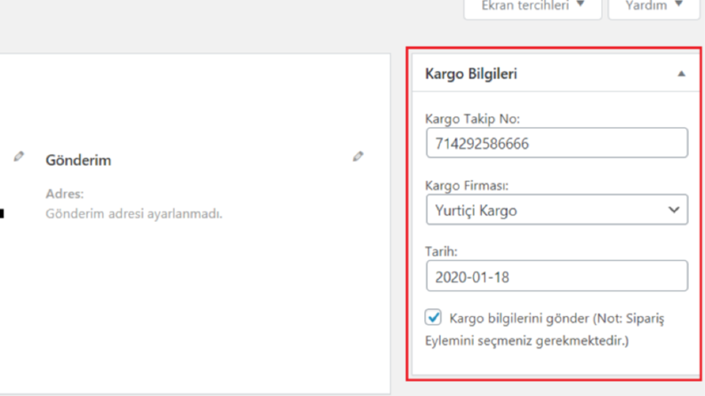 Kargo Takip