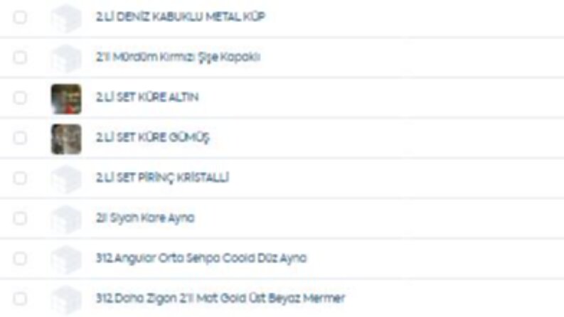 BURC DİZAYN markasının ürünlerinin ikas sistemine eklenmesi