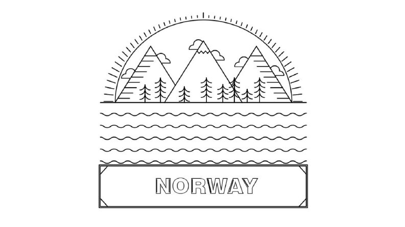 Norveç Minimal İllustrasyon