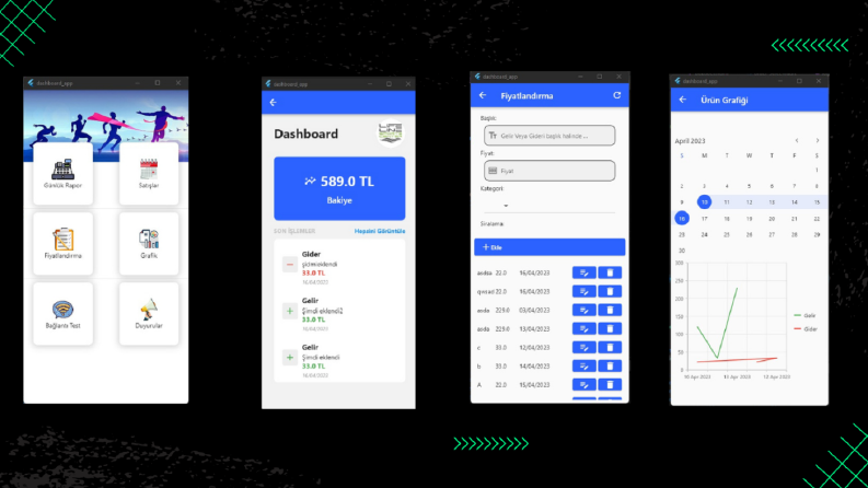 Flutter Gelir Gider Uygulaması