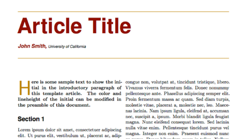 article