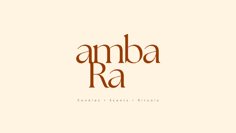 AmbaRa — Candle Brand Identity
