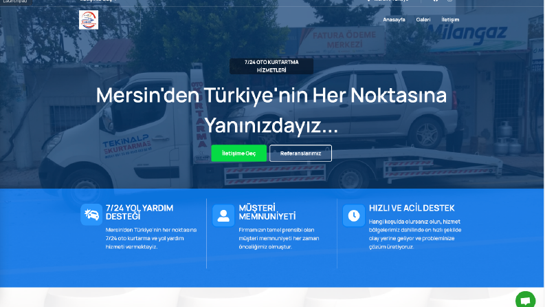 Libas Oto Kurtarma | Web Sitesi