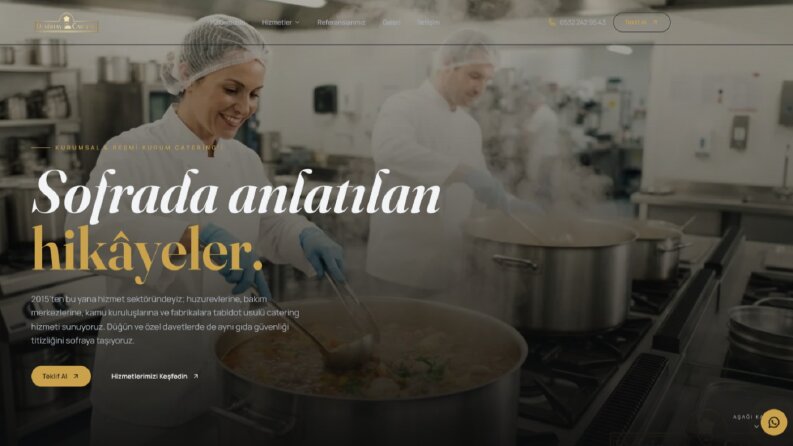 Demirtaş Catering – Kurumsal Web Sitesi & SEO