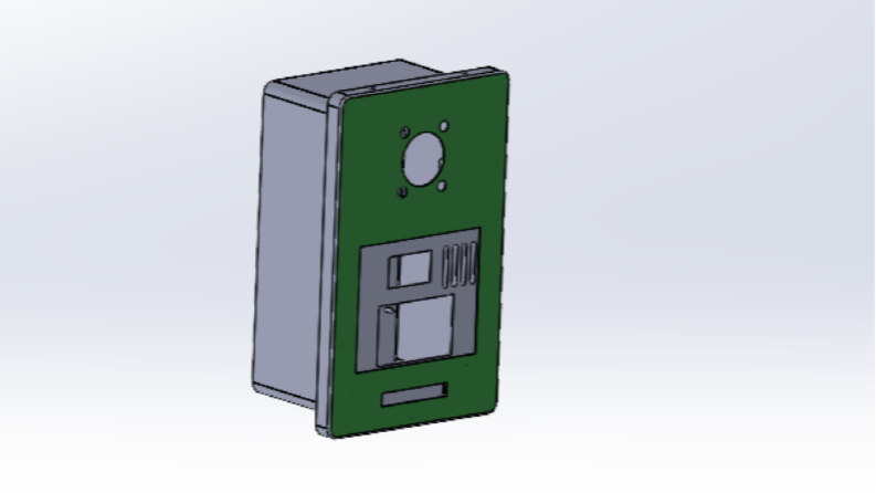 SolidWorks Elektrikli Araç Şarj İstasyonu Kabin Tasarımı