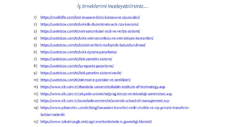 iş örneklerim