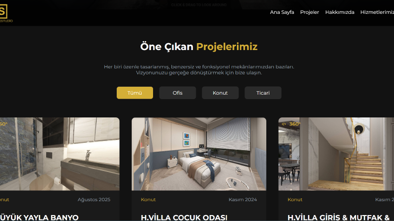 Nuance studio İç mimarlık sitesi
