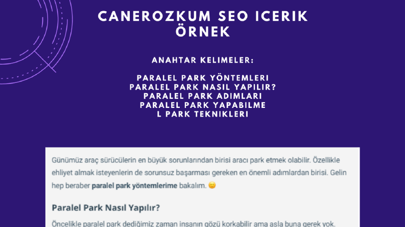 SEO Uyumlu İçerik Çalışması - 1