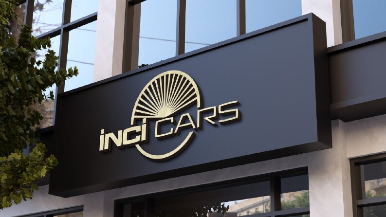 İnci Cars Logo Çalışması