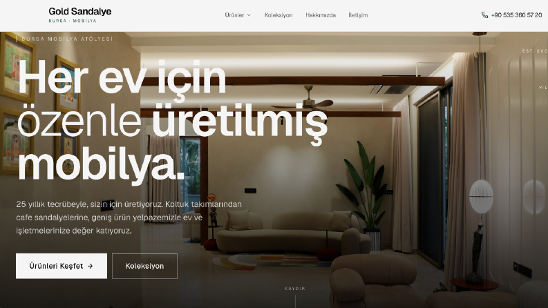 GoldSandalya- Web Site