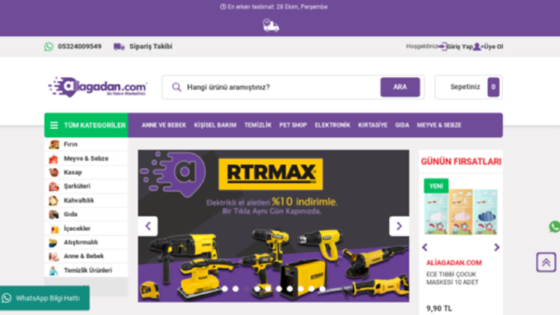 aliagadan.com  - IdeaSoft Anahtar Teslim Kurulum Paketi