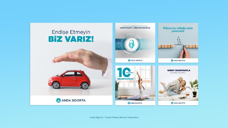 Sigortacılık Sektörü Sosyal Medya Banner Tasarımı