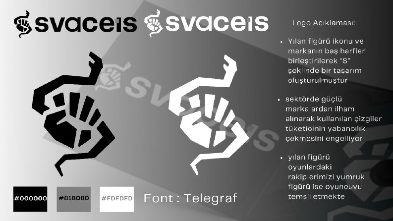 Svaceis Game Studio Logo Çalışması