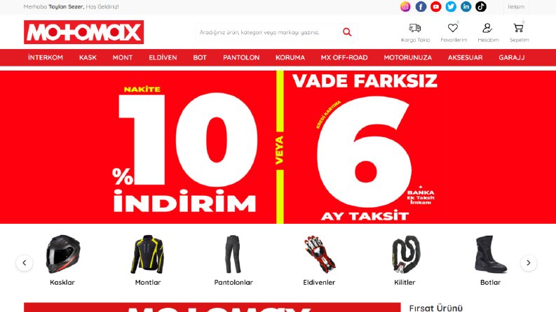 motomax.com.tr web tasarımı