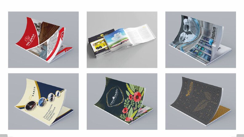 Farklı Firmalara Ait Katalog Tasarımları