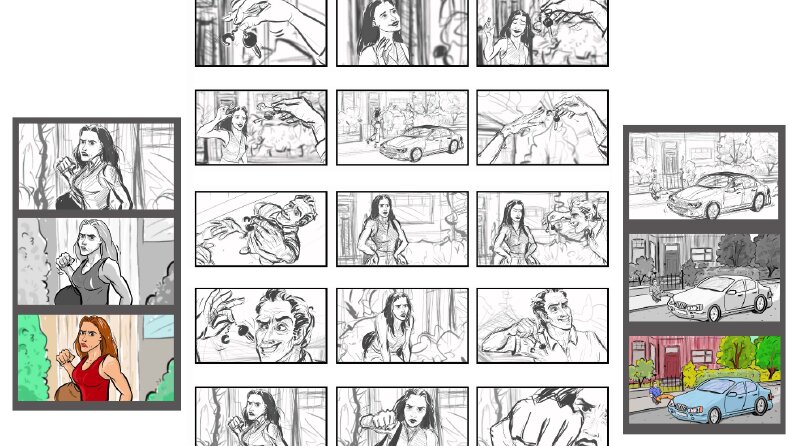 storyboard örnek çalışmalarım