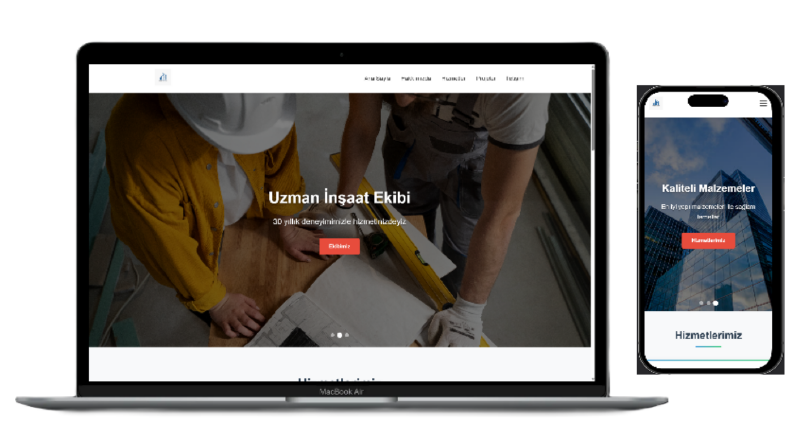 İnşaat site yapımı