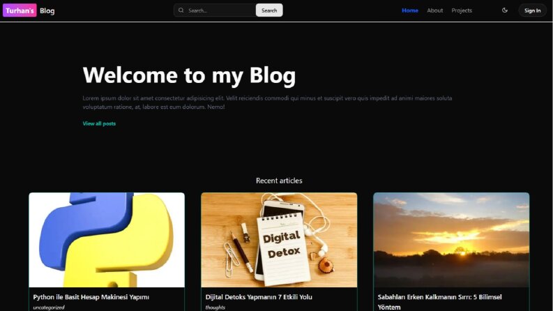 Blog Projesi